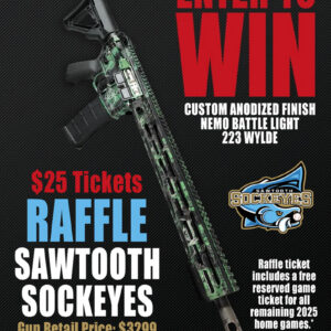 Raffle Entry + Free Reserved Game Ticket to all remaining 2025 home games